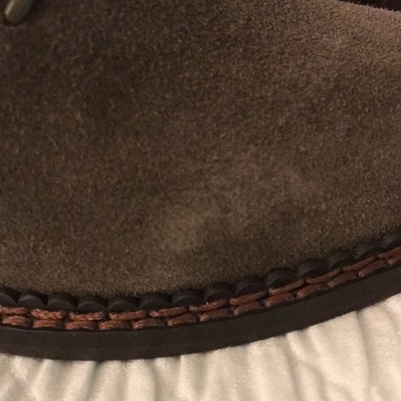 New Sbicca Vintage Collection Olive Forest Green Suede Bootie Ankle Boot Cut … - Picture 5 of 14